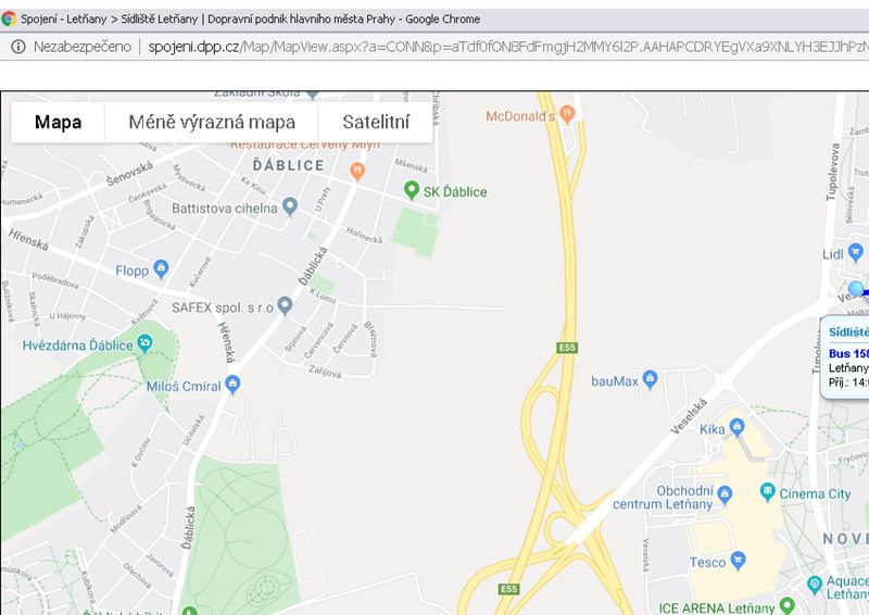 Přejmenování zastávky Krausova na Sídliště Letňany